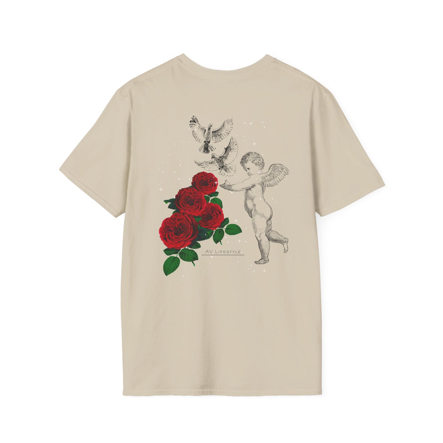 Floral Angel Graphic T-Shirt