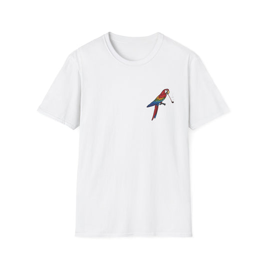 Vibrant Parrot Graphic T-Shirt