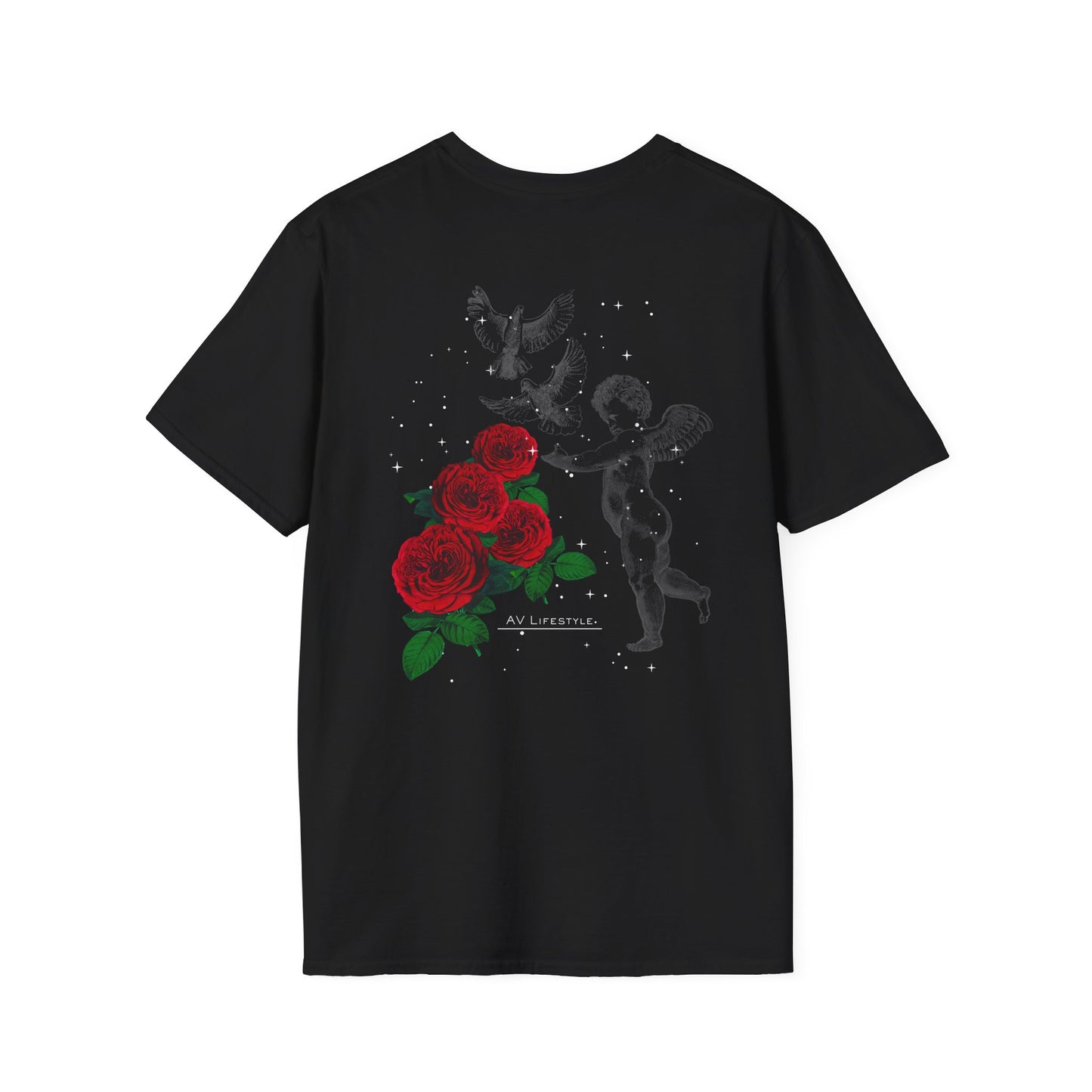 Floral Angel Graphic T-Shirt