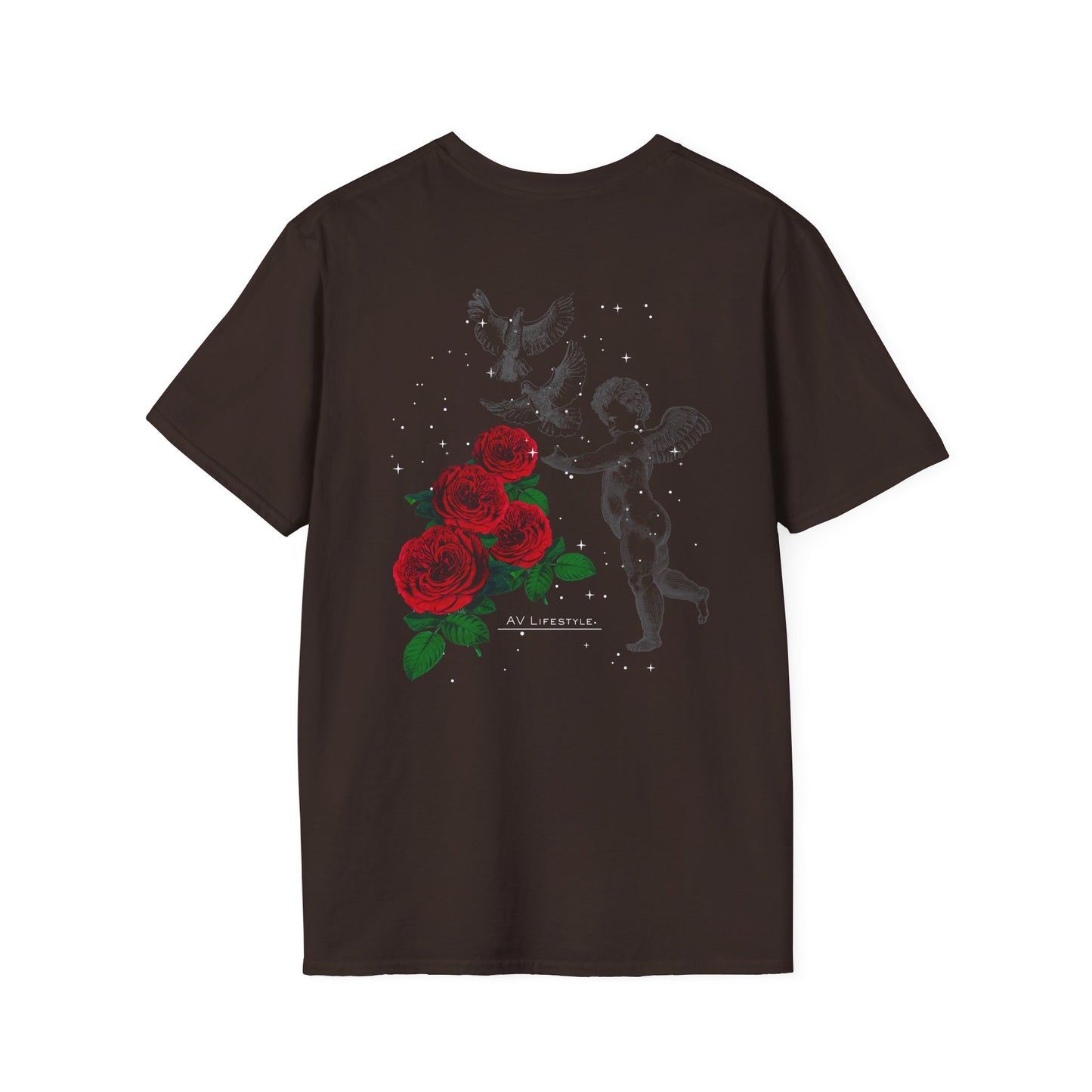Floral Angel Graphic T-Shirt
