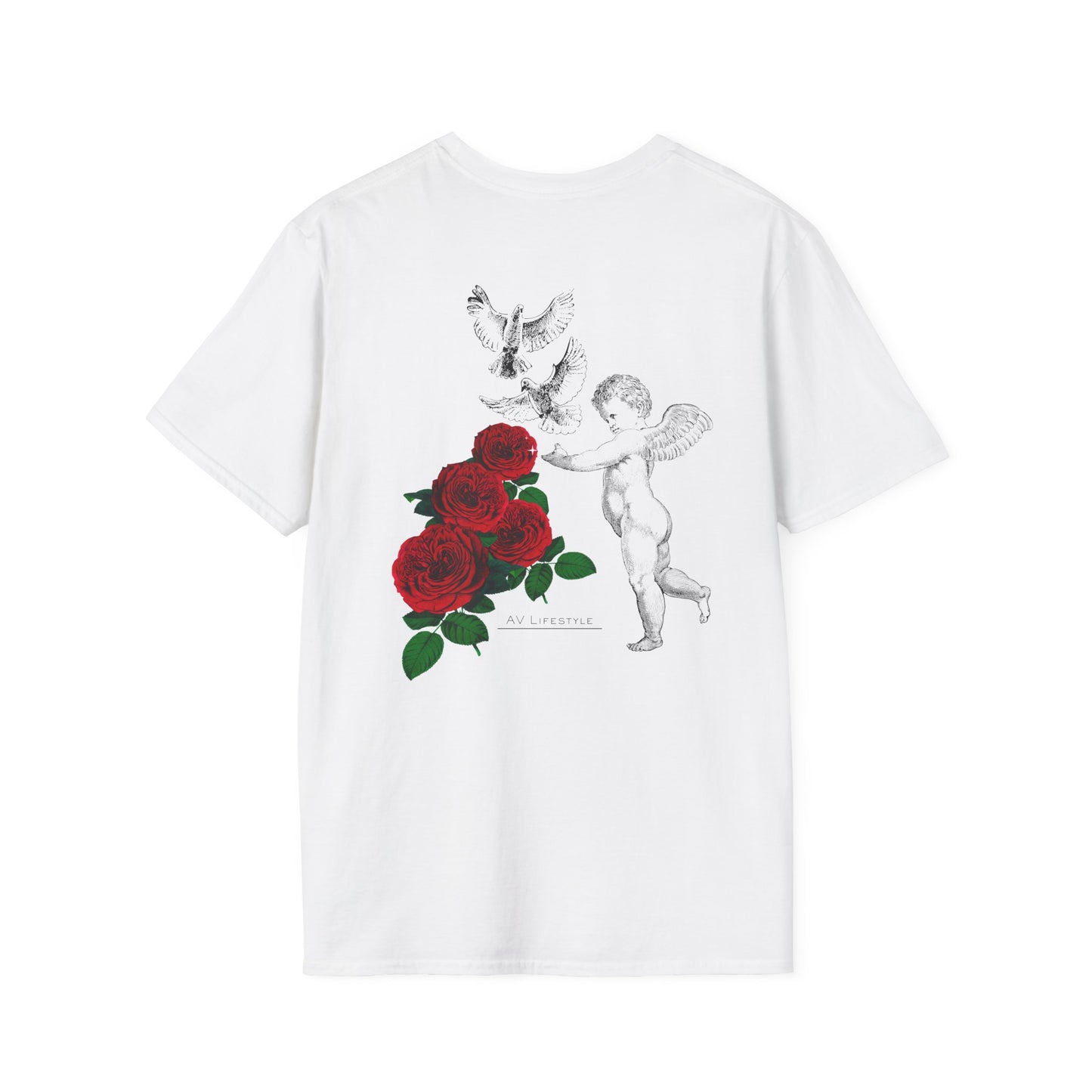 Floral Angel Graphic T-Shirt