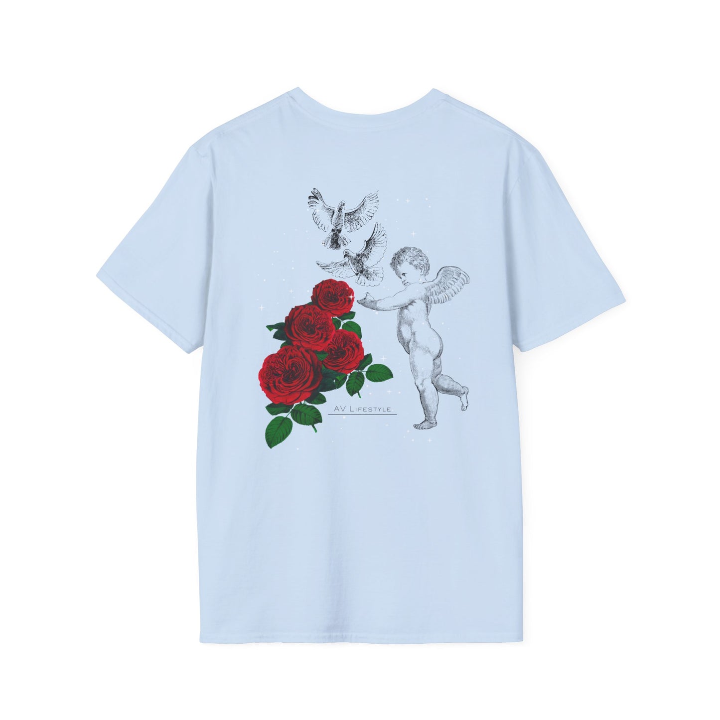 Floral Angel Graphic T-Shirt