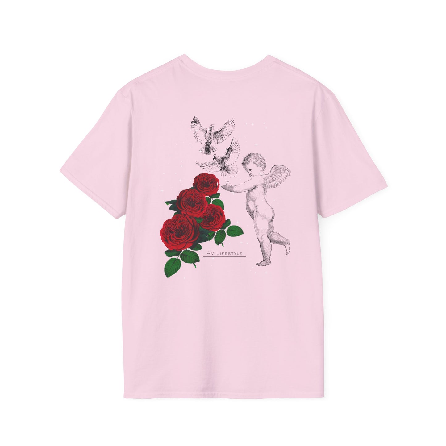 Floral Angel Graphic T-Shirt