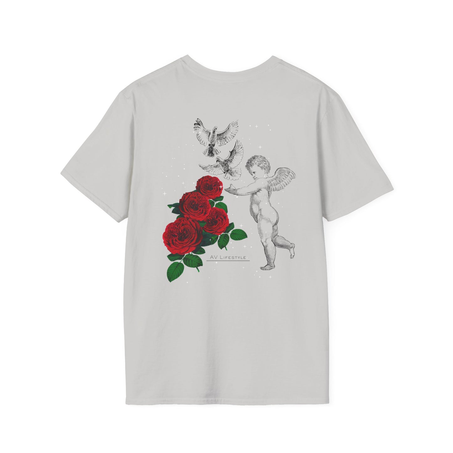 Floral Angel Graphic T-Shirt